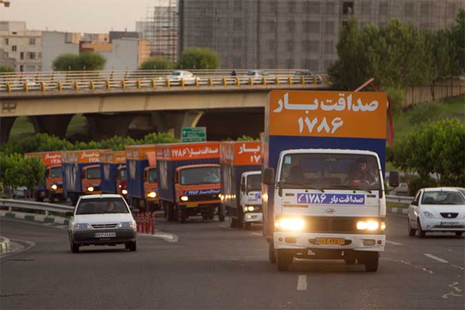 شرکت باربری درون شهری در تهران